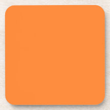 Orange Untersetzer