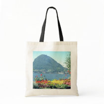 Orange Views of public gardens, Lugano, Switzerlan Bag