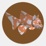 Orange-White Spotted Catfish Sticker