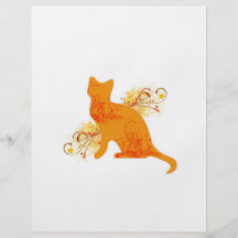 Orange & Yellow Cat Lover Flyer