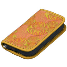 Orange Yellow Pinwheels Folio Planners