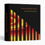 Orange & Yellow Ripple Binder