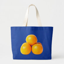 Orangen oranges leinentasche