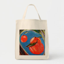 Oranges grocery tote tote bag