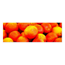 Oranges sanguines cartes de visite professionnelles