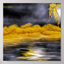 orangish scene posters
