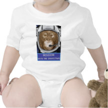 Orangutan Astronaut Mission Tee Shirt
