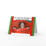 Orangutan Baby Christmas carol