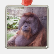 Orangutan Christmas Ornament
