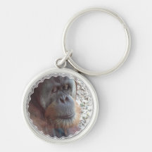 Orangutan Photo Keychain