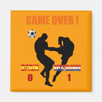 Oranje fans Total Kickball magnets