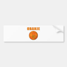 Oranje Voetbal T-Shirts Bumper Stickers