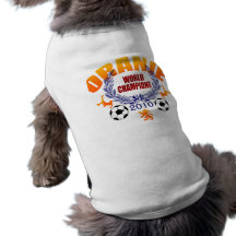 Oranje World Champions 2010 Netherlands gifts Dog T Shirt