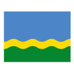 Orava Parish, Estonia, Estonia flag Postcard