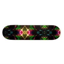 Orbiting Space Fractals Custom Skateboard