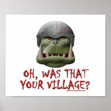 Orc: Was That Your Village? Posters