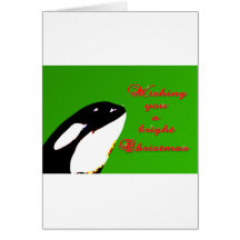 Orca Christmas Hops to the Holiday Cards
