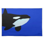 orca killer whale underwater graphic placemat