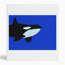 orca killer whale underwater graphic vinyl binders