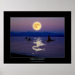 ORCA MOON Fantasy Art Poster