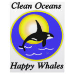 Orca Whale Clean Oceans Happy Whales letterhead