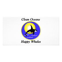 Orca Whale Clean Oceans Happy Whales Photo Cards
