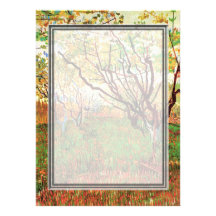 Orchard in Blossom Vincent van Gogh Personalized Invitation