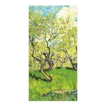 Orchard in Blossom, Vincent van Gogh. Photo Card Template