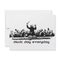 Orchestra design for Music Day! Invites
