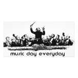 Orchestra design for Music Day! photo cards