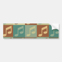Orchestra Pop Art Bumper Sticker