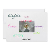 orchid, amour, love, tenderness, amore, car... invite