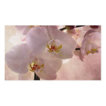 Orchid Bookmark Business Card Template