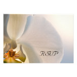 Orchid Elegance Wedding RSVP Response Card Personalized Invitations