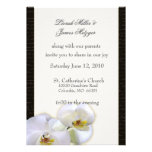 Orchid Floral Wedding Invitation