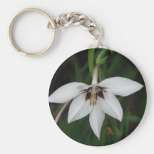 Orchid Flower Keychain