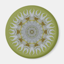 Orchid Kaleidoscope Magnet
