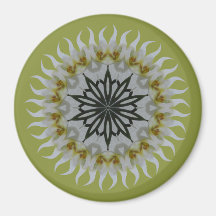 Orchid Kaleidoscope Magnet