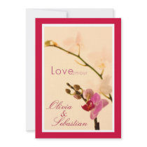 Orchid Love Amour Invite