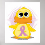 Orchid Ribbon Duck Print