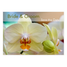 Orchid • Save the Date Mini Card Business Card