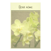 Orchid Stationary Stationery Design