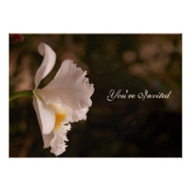 Orchid Wedding Invitation