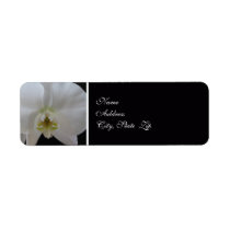 Orchid Wedding Invitation Return Address Label labels
