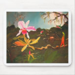 Orchidée de jungle tapis de souris