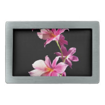Orchidée rose boucle de ceinture