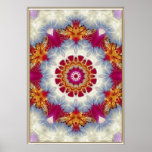 Orchidee und Pusteblume - orchid and blowball Plakatdrucke