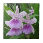 Orchidées de lavande carreaux en céramique
