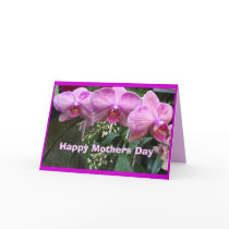 Orchids, Happy Mothers Day Cards