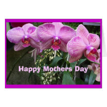 Orchids, Happy Mothers Day Cards